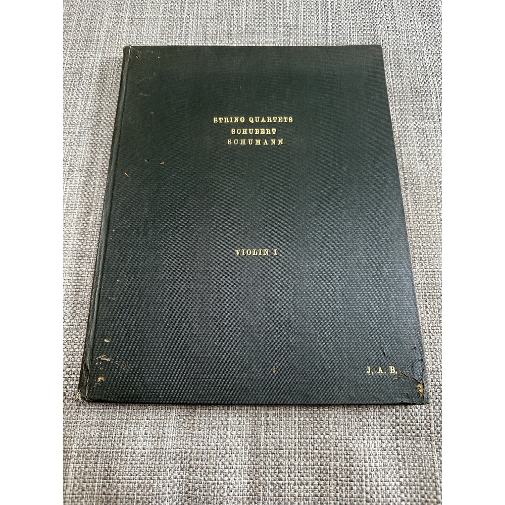 Antique Sheet Music String Quartet Schubert Schumann I Part CF Peters Leipzig